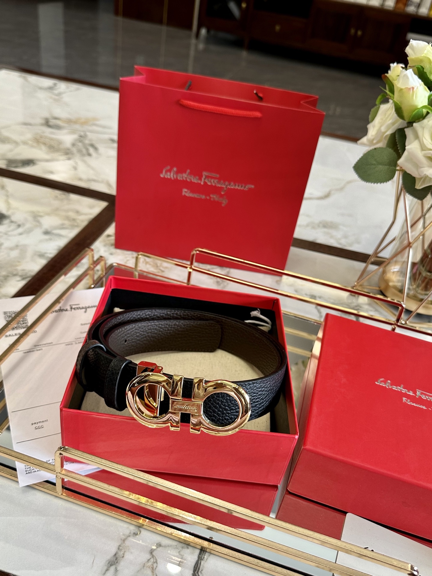 Ferragamo belt model 04